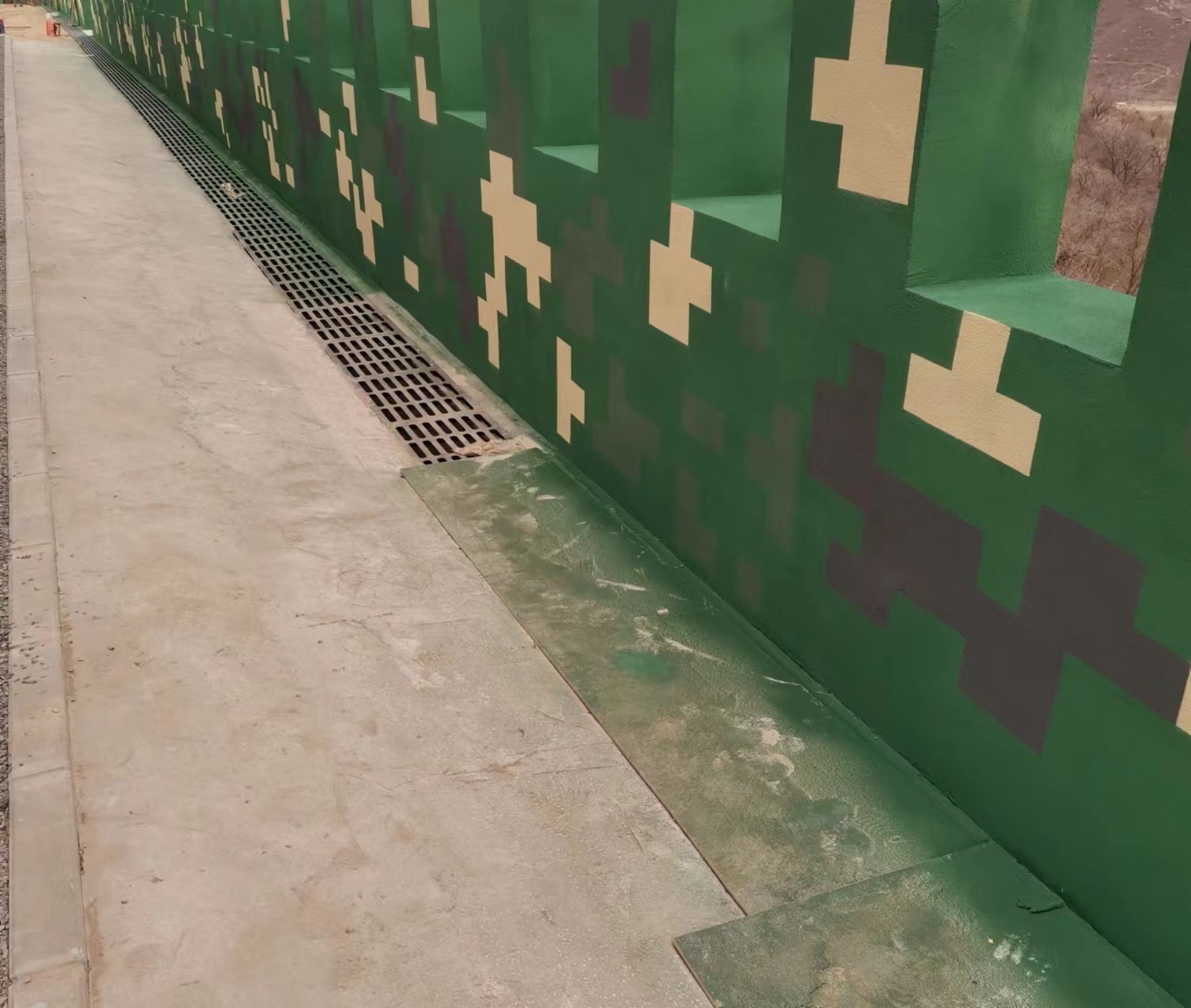 定安围墙迷彩喷涂,数迷彩漆